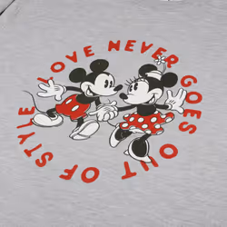 Disney Womens/Ladies Love Never Goes Out Of Style Crew Neck Sweatshirt