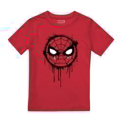 Spider-Man Childrens/Kids Graffiti T-Shirt - 9-10 Years, Red