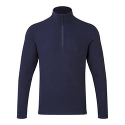Premier Unisex Adult Recyclight Quarter Zip Fleece Top - M, Navy