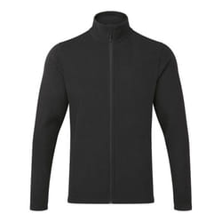 Premier Mens Recyclight Microfleece Full Zip Jacket - XXL, Black
