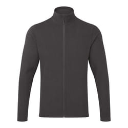 Premier Mens Recyclight Microfleece Full Zip Jacket - XXL, Dark Grey