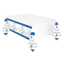 Amscan Plastic Printed First Holy Communion Party Table Cover