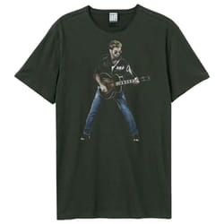 Amplified Mens Stripped Back George Michael T-Shirt - 3XL, Charcoal