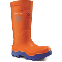 Dunlop Unisex Adult FieldPro Thermo+ Safety Wellington Boots - 10 UK, Orange