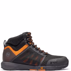 Timberland Pro Mens Radius Non Marking Ankle Boots - 9 UK, Black/Orange