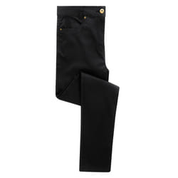 Premier Womens/Ladies Performance Chino Jeans - 8 UK L, Black