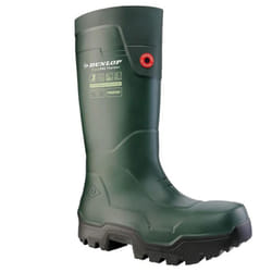 Dunlop Unisex Adult FieldPro Thermo+ Safety Wellington Boots - 8 UK, Green