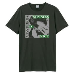 Amplified Mens Shyness Is Nice Morrissey T-Shirt - 3XL, Charcoal