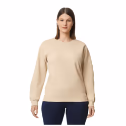 Gildan Mens Softstyle Midweight Sweatshirt - 4XL, Sand