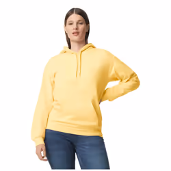 Gildan Unisex Softstyle Midweight Hoodie - 4XL, Yellow Haze