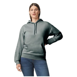 Gildan Mens Softstyle Heather Midweight Hoodie - L, Dark Heather