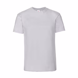 Fruit of the Loom Mens Iconic 195 Premium Ringspun Cotton T-Shirt - XXL, Heather Grey
