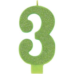 Amscan Glitter 3rd Birthday Candle