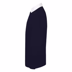 Front Row Mens Classic Long-Sleeved Rugby Shirt - XS, Navy/White