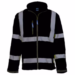 Yoko Unisex Adult Hi-Vis Soft Shell Jacket - 4XL, Black