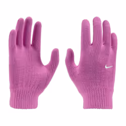 Nike Unisex Adult TG 2 Playful Knitted Swoosh Gloves - L-XL, Pink/White