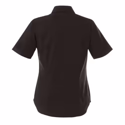Premier Womens/Ladies Poplin Short-Sleeved Blouse - 30 UK, Black