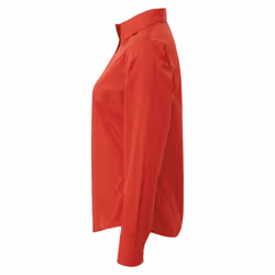 Premier Womens/Ladies Long-Sleeved Shirt - 28 UK, Red