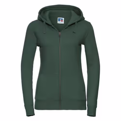 Russell Womens/Ladies Authentic Full Zip Hoodie - XS, Bottle Green
