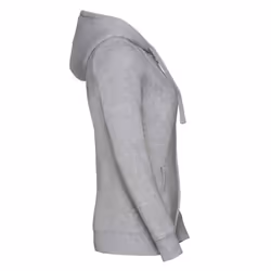 Russell Womens/Ladies Authentic Full Zip Hoodie - XXL, Light Oxford Grey