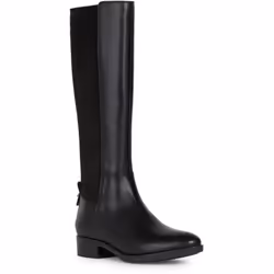 Geox Womens/Ladies Felicity Leather Calf Boots - 8 UK, Black
