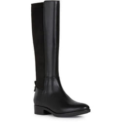 Geox Womens/Ladies Felicity Leather Calf Boots - 8 UK, Black