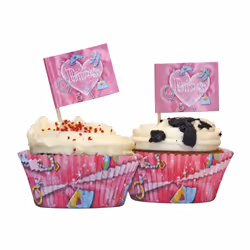Amscan Princess Muffin Cases With Picks