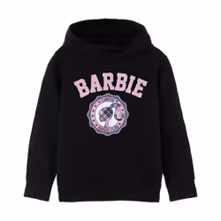 Barbie Girls Collegiate Hoodie - 7-8 Years, Black