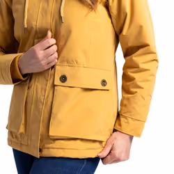 Trespass Womens/Ladies Token Waterproof Jacket - XL, Honeybee