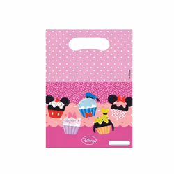 Disney Cupcake Mickey Mouse Gift Bag (Pack of 6)