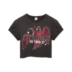 Amplified Womens/Ladies Icarus US 77 Tour Led Zeppelin Crop Top