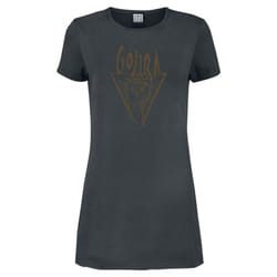 Amplified Womens/Ladies Power Glove Gojira T-Shirt - S, Charcoal