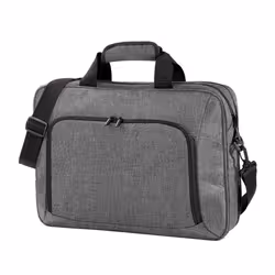 Quadra Executive Shoulder Bag - One Size, Grey Marl