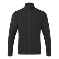 Premier Mens Recyclight Full Zip Fleece Jacket - 3XL, Black
