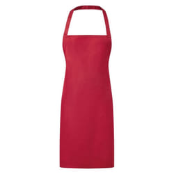 Premier Unisex Adult Premier Essential Full Apron - One Size, Red