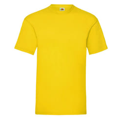 Fruit of the Loom Mens Valueweight T-Shirt - 3XL, Yellow