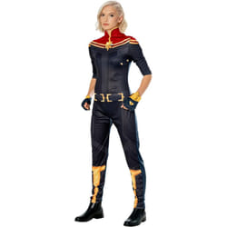 Captain Marvel Unisex Adult Costume - M, Blue/Red