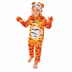 Rubies Childrens/Kids Tiger Costume - 3-4 Years, Orange/Black/White