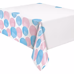 Unique Party Plastic Balloons Gender Reveal Party Table Cover