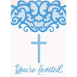 Unique Party You're Invited First Holy Communion Invitations (Pack of 8)