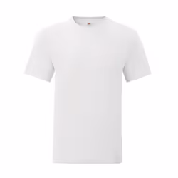 Fruit of the Loom Mens Iconic T-Shirt - XXL, White
