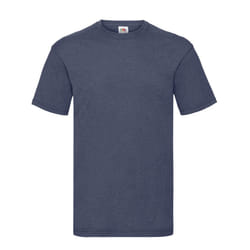Fruit of the Loom Mens Valueweight Heather T-Shirt - M, Vintage Navy