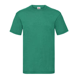 Fruit of the Loom Mens Valueweight Heather T-Shirt - M, Retro Green