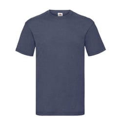 Fruit of the Loom Mens Valueweight Heather T-Shirt - S, Vintage Navy