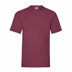Fruit of the Loom Mens Valueweight Heather T-Shirt - L, Burgundy