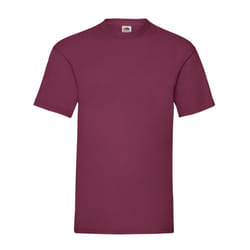 Fruit of the Loom Mens Valueweight Heather T-Shirt - L, Burgundy