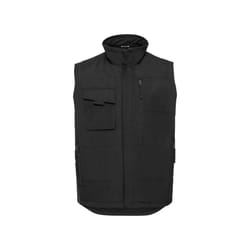 Russell Mens Heavy Duty Gilet - XXL, Black