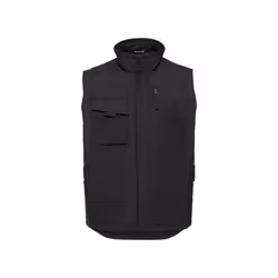 Russell Mens Heavy Duty Gilet - XL, Black
