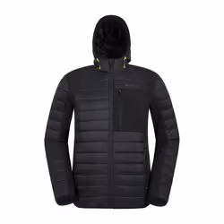 Mountain Warehouse Mens Turbine II Softshell Padded Jacket - S, Jet Black