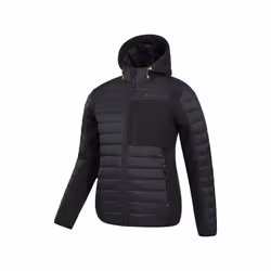 Mountain Warehouse Mens Turbine II Softshell Padded Jacket - S, Jet Black